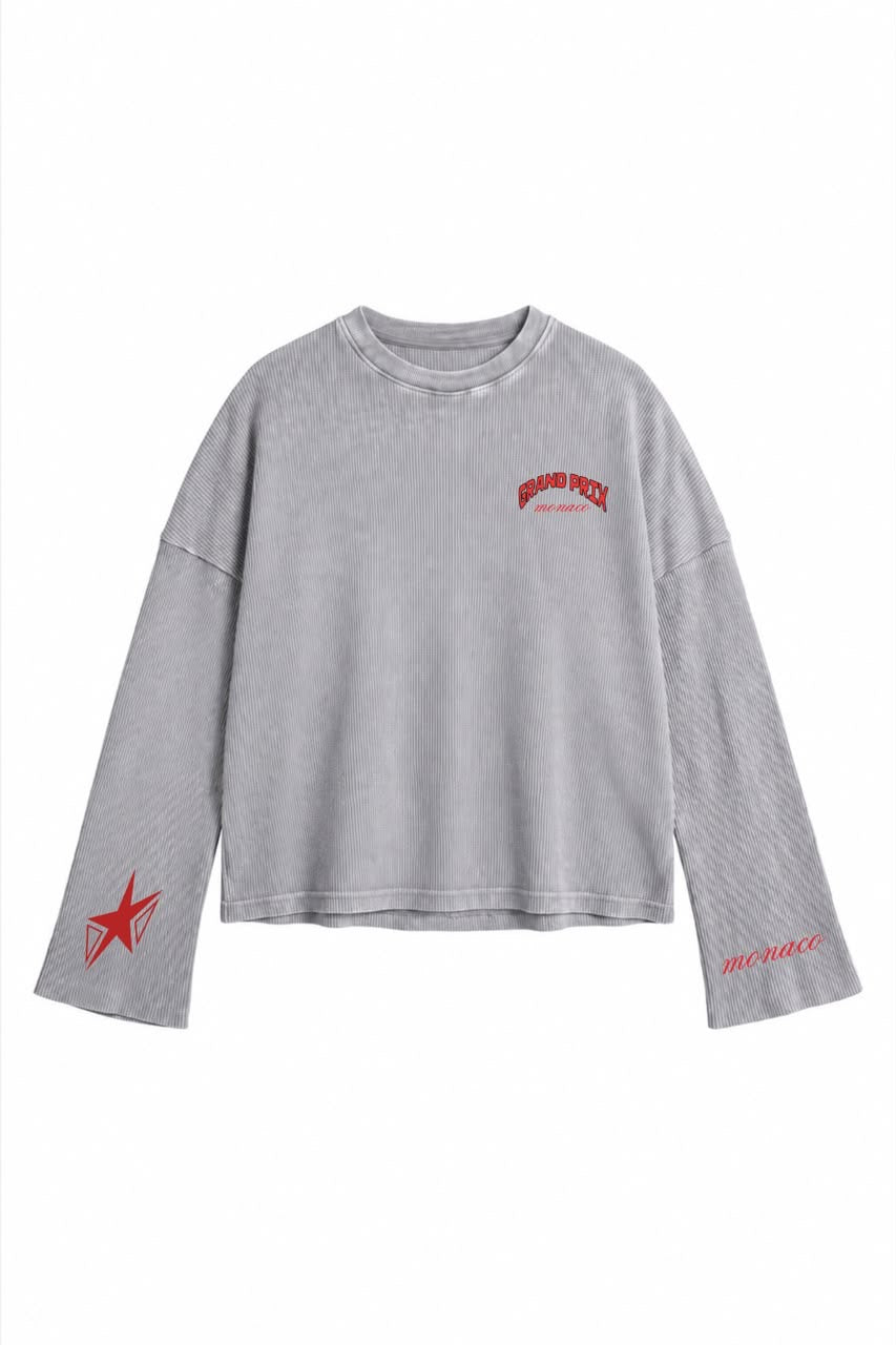 Riviera waffle tee