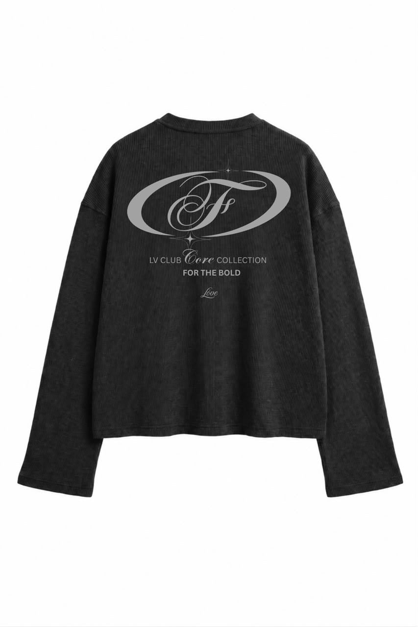 LUXVÓIRE Zenith Core Waffle Tee