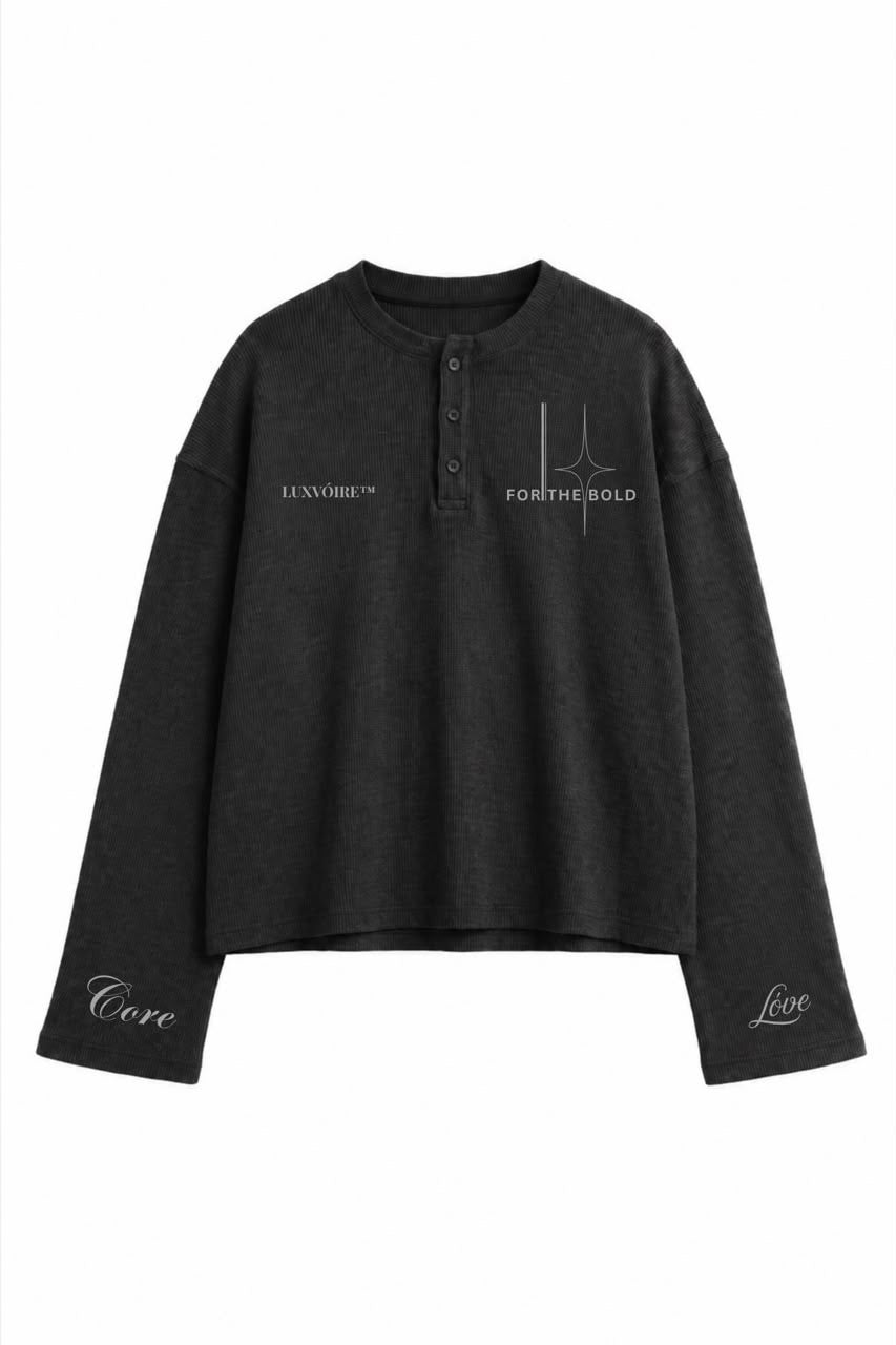LUXVÓIRE Zenith Core Waffle Tee