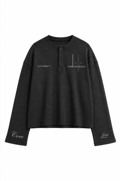 LUXVÓIRE Zenith Core Waffle Tee