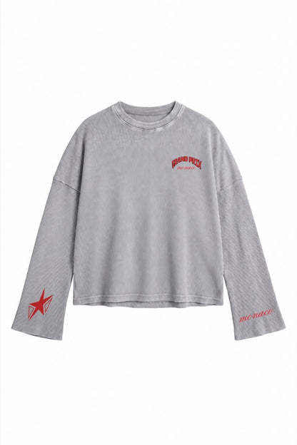 Riviera waffle tee