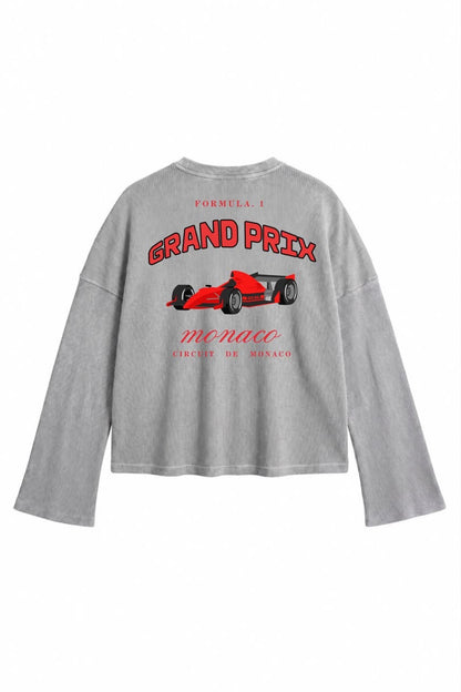 Riviera waffle tee