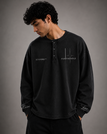 LUXVÓIRE Zenith Core Waffle Tee